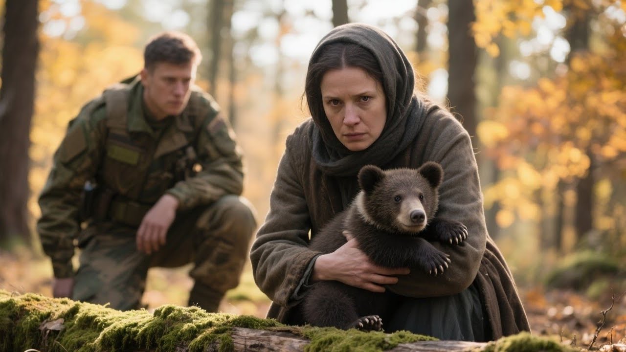Widow Alone in the Wilderness Finds a Bear Cub — Leading Her to an Injured Soldier Hiding Nearby |
