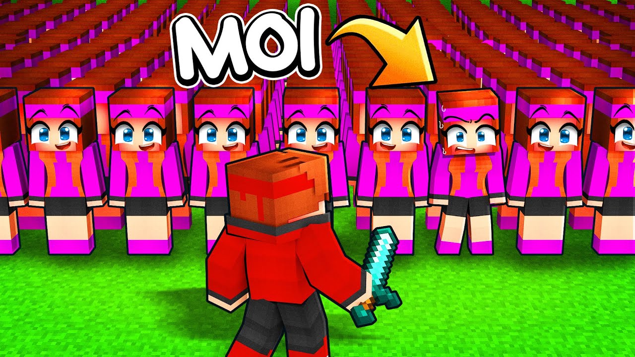 J'ai troll mes amis avec 100.000 Anna sur Minecraft !