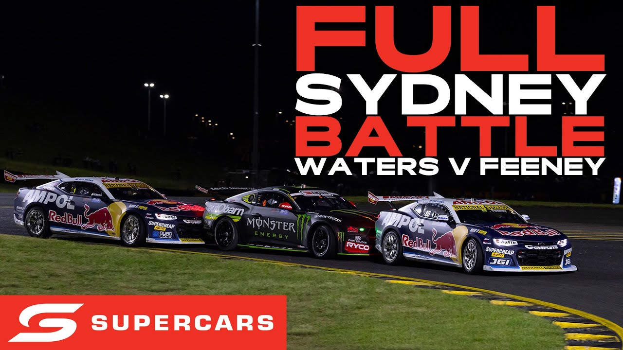 Full Cam Waters vs Broc Feeney Sydney Battle | 2025 Repco Supercars Championship