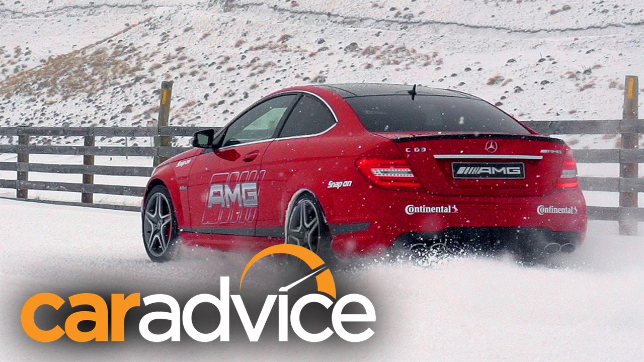 Mercedes-AMG Face off - AWD v RWD in the Snow