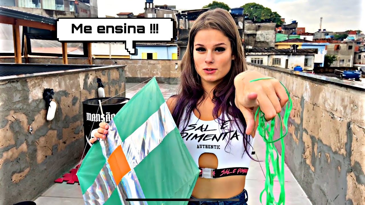MANU ME PEDIU PRA ENSINAR ELA A SOLTAR PIPA