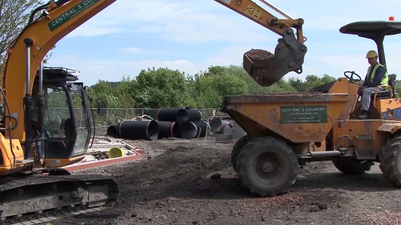 Installing Large Diameter AquaSpira Pipes and Access Bends