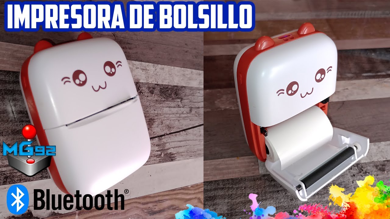 La Mejor IMPRESORA PORTATIL 🔥 | Imprime Tickets Documentos de Word, Excel, Post-It, Imagenes y Mas!