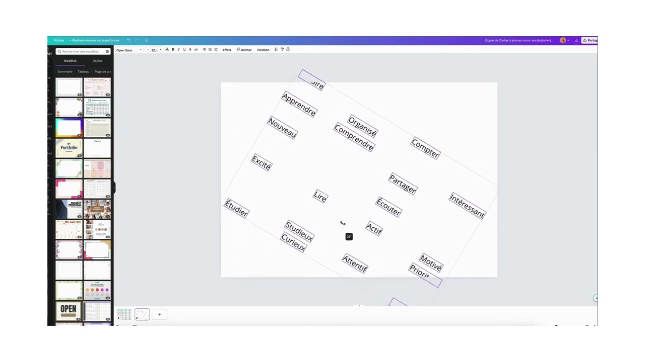 Faire des feuilles d’exercices recto verso avec CANVA