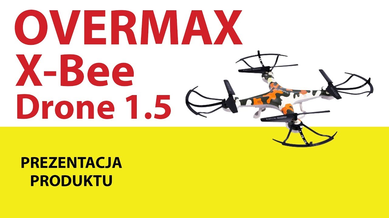 Dron OVERMAX X-Bee Drone 1.5 Moro