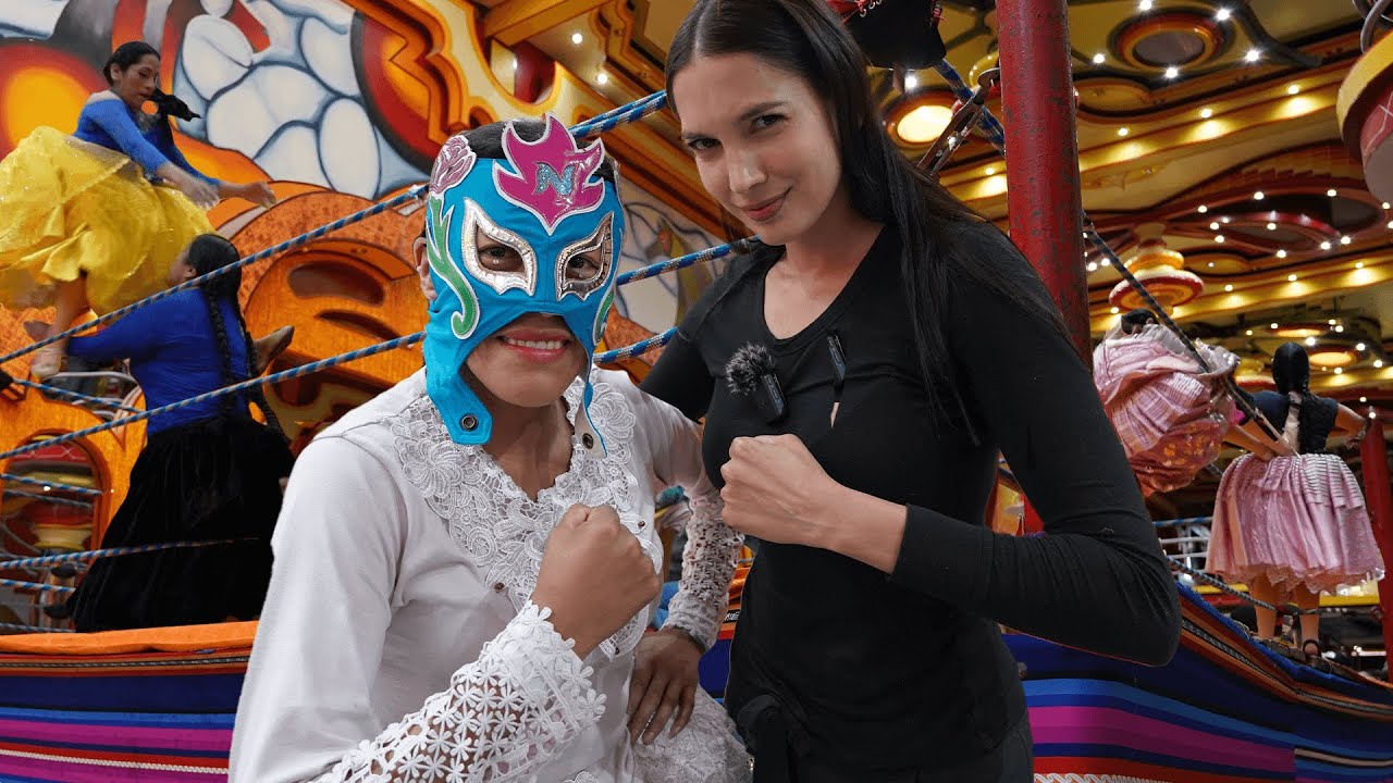 Fui a las luchas de mujeres indígenas en Bolivia | CHOLITAS WRESTLING