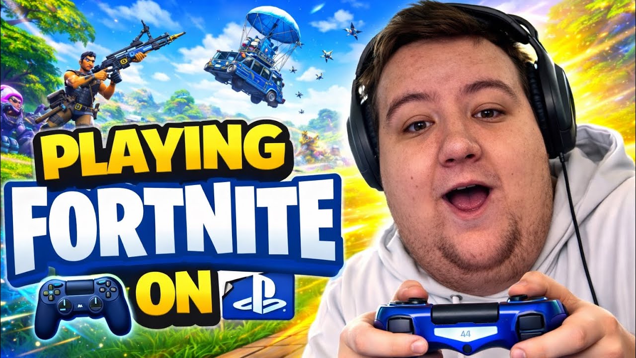 Playing #fortnite on #ps4