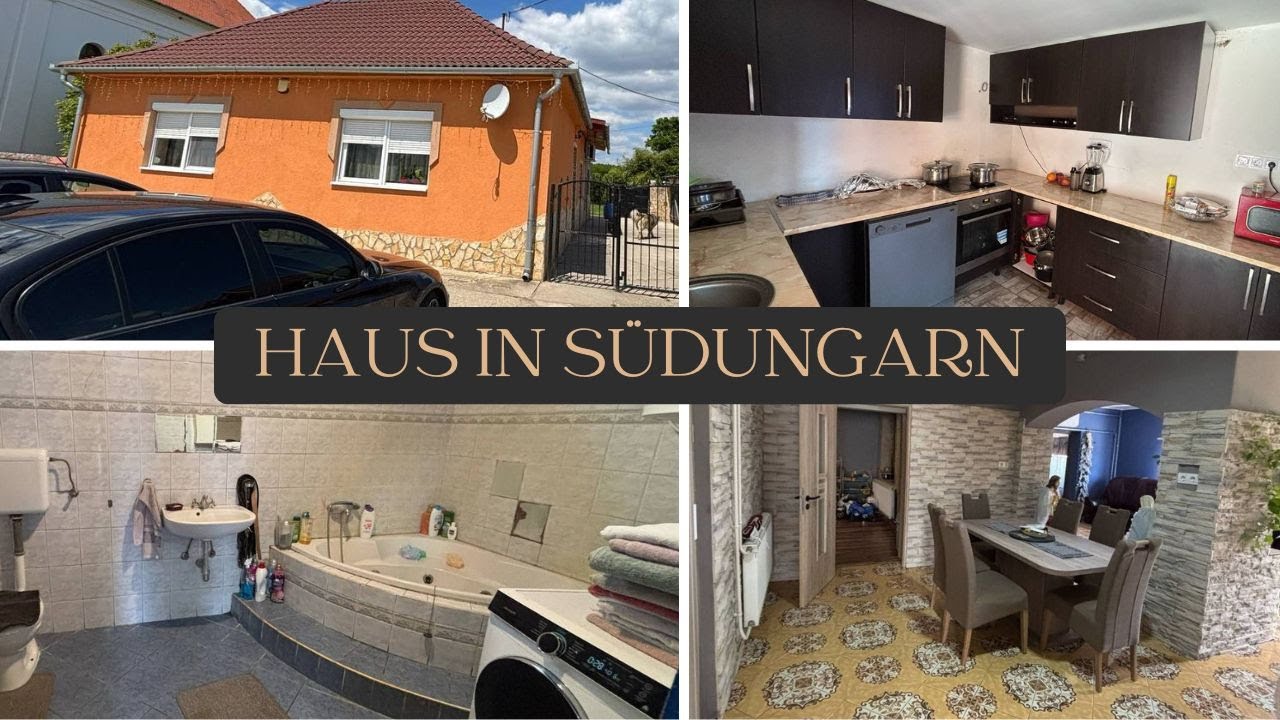Haus mit 4 Zimmern, großem Grundstück und diversen Nebengebäuden in Südungarn zu 84.900 € VB.