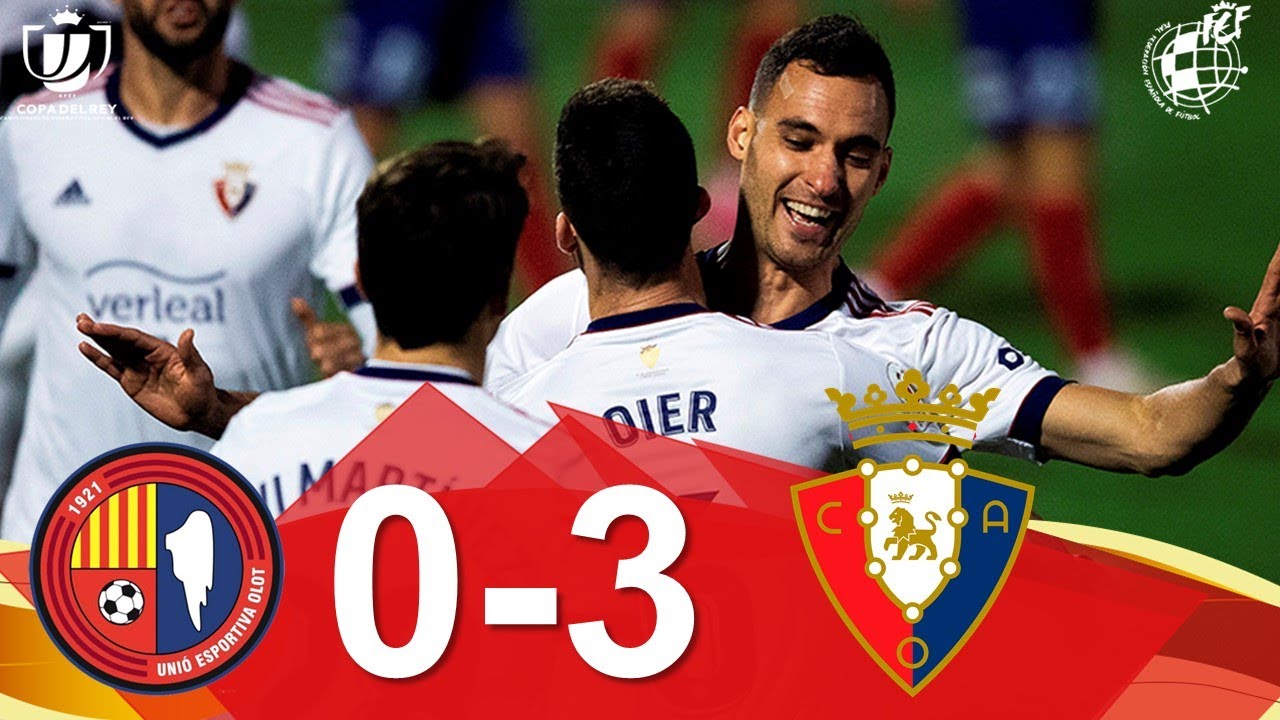 RESUMEN | UE Olot 0-3 CA Osasuna | 2ª eliminatoria Copa SM el Rey