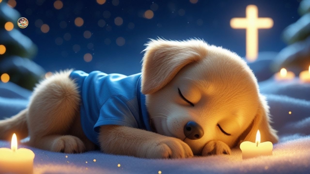 🌙 Good Night Jesus 💛 | Puppy Bedtime Prayer for Kids 🐶✨