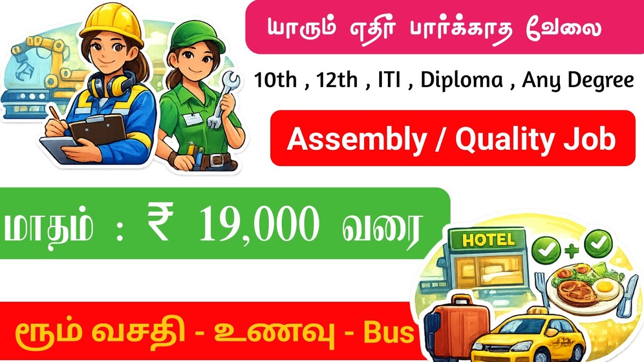 CHENNAI JOBS TODAY | CHENNAI FEMALE JOBS 2026 | MOBILE COMPANY JOB VACANCY | CHENNAI JOB VACANCY