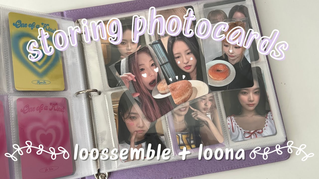 storing photocards | loossemble & loona + new collection??