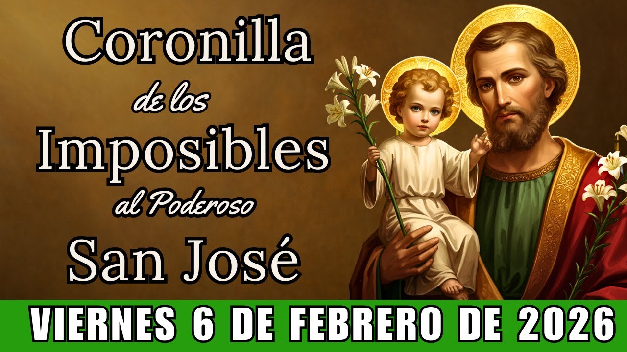 SAN JOSÉ - CORONILLA DE LOS IMPOSIBLES - DÍA DE MILAGROS - Viernes 6 de febrero de 2025