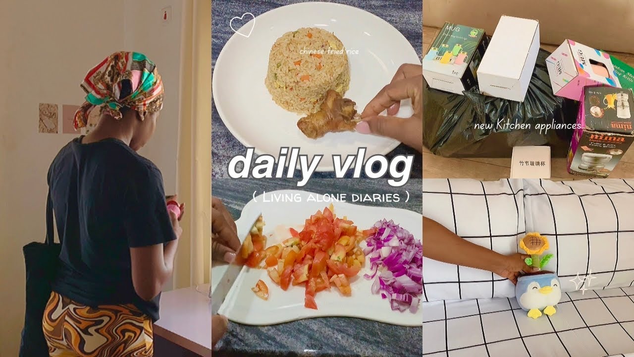 living alone diaries🌷| days in my life | home cooking | unboxing new kitchen appliances