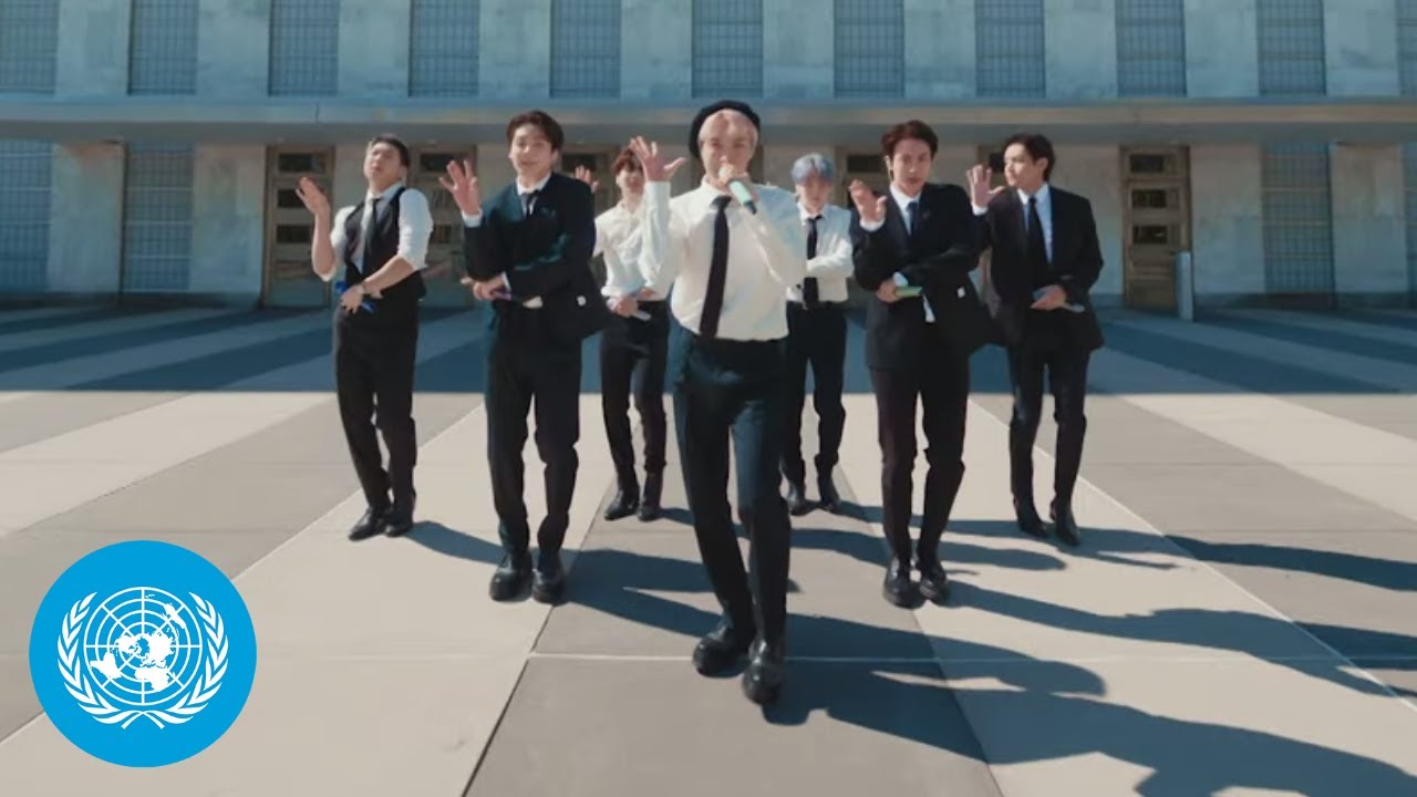 Выступление группы BTS-