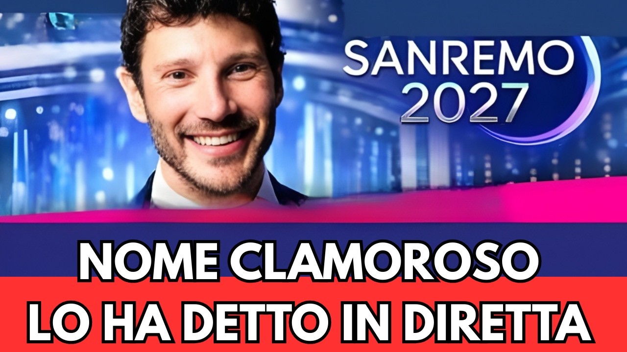 Sanremo 2027: Carlo Conti annuncia il suo erede in diretta!