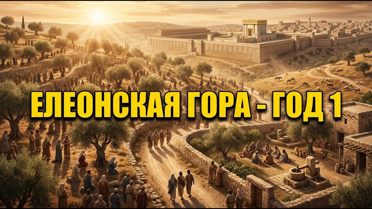 Такой была жизнь на Масличной горе во времена Иисуса | 1 год н. э. | Место последней молитвы | С ИИ