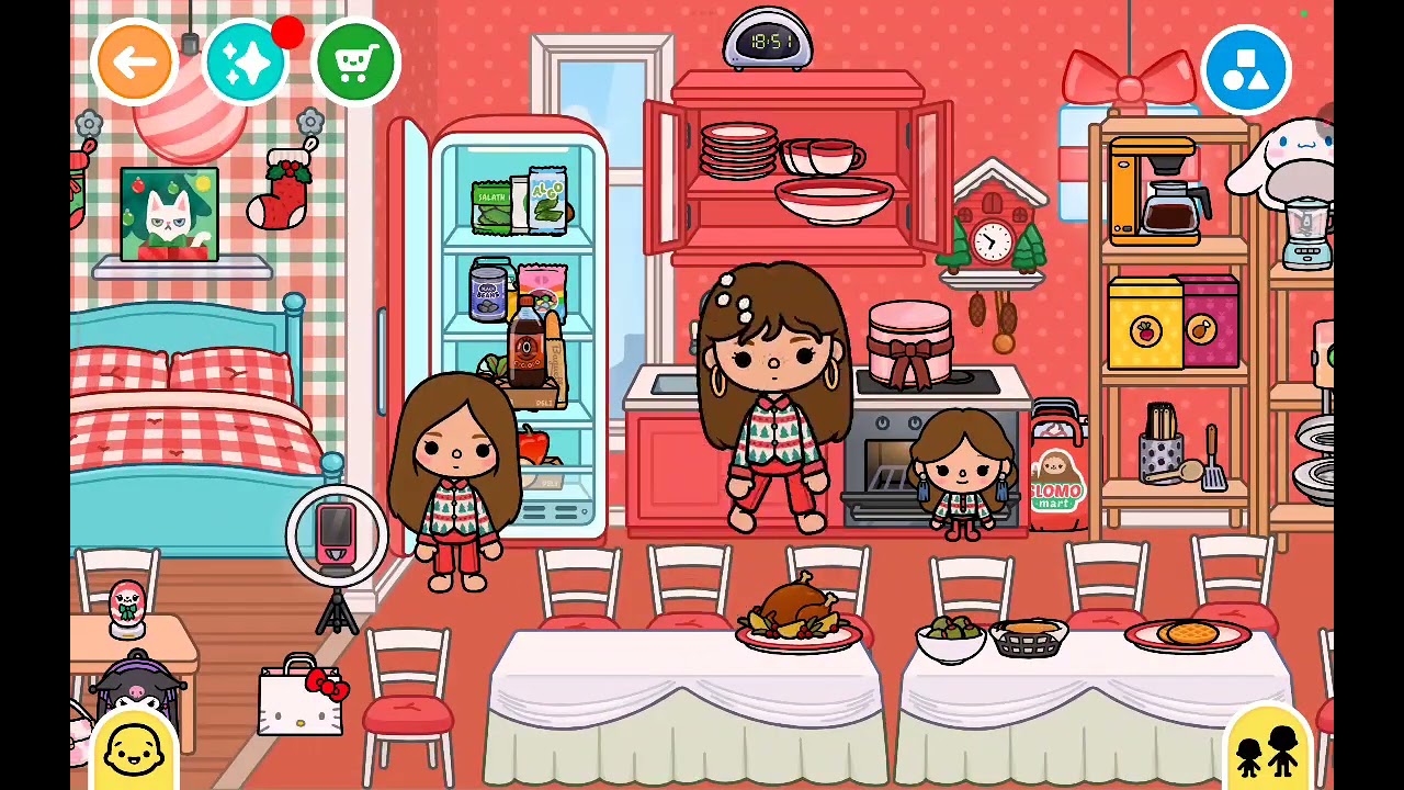 Семейка 🎁 празднует❄️ НОВЫЙ ГОД! 🎄