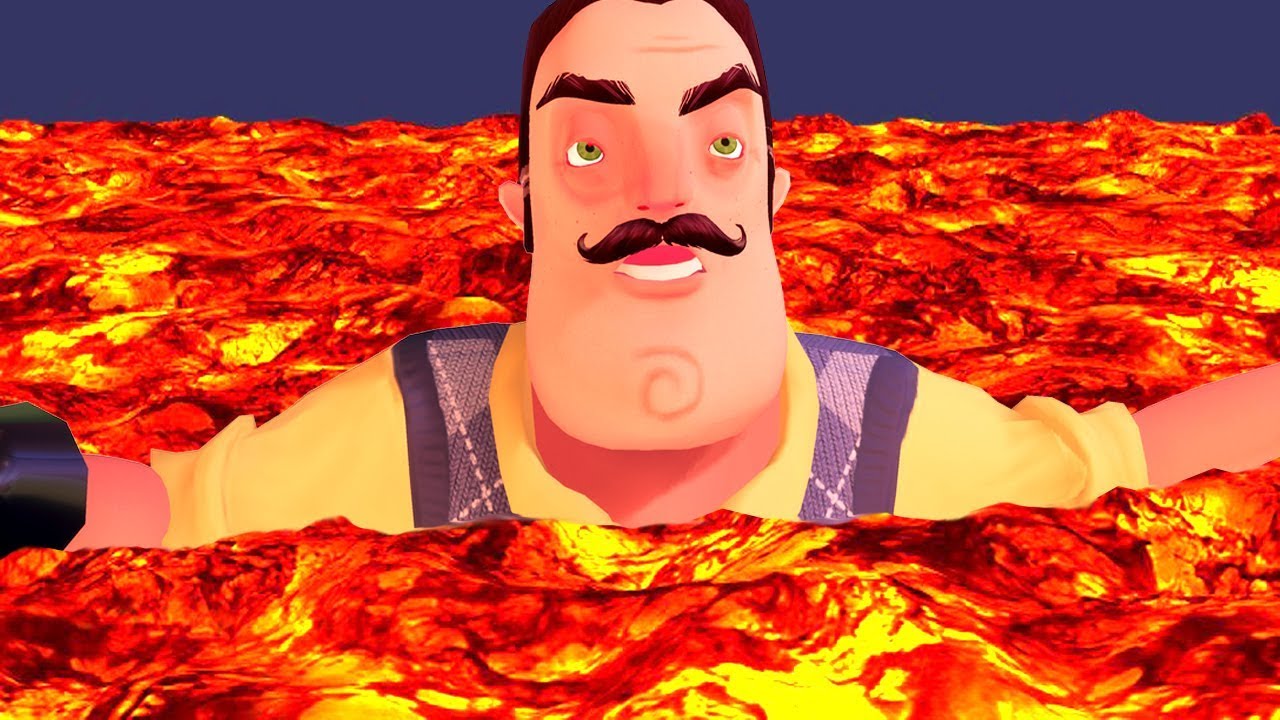 LATTIA ON LAAVAA | Pelataan Hello Neighbor: Floor Is Lava Challenge MOD