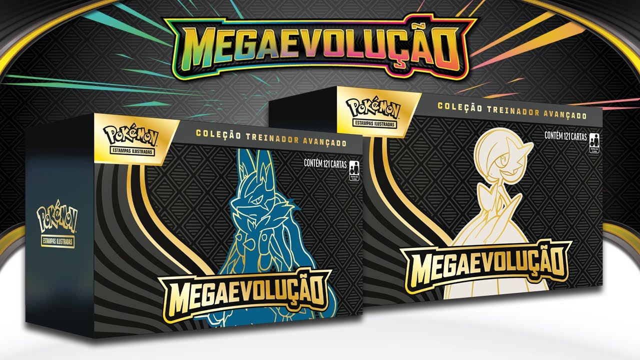 Unboxing Coleção Treinador Avançado Mega Lucario e Gardevoir de Mega Evolução ME1 - Pokémon TCG
