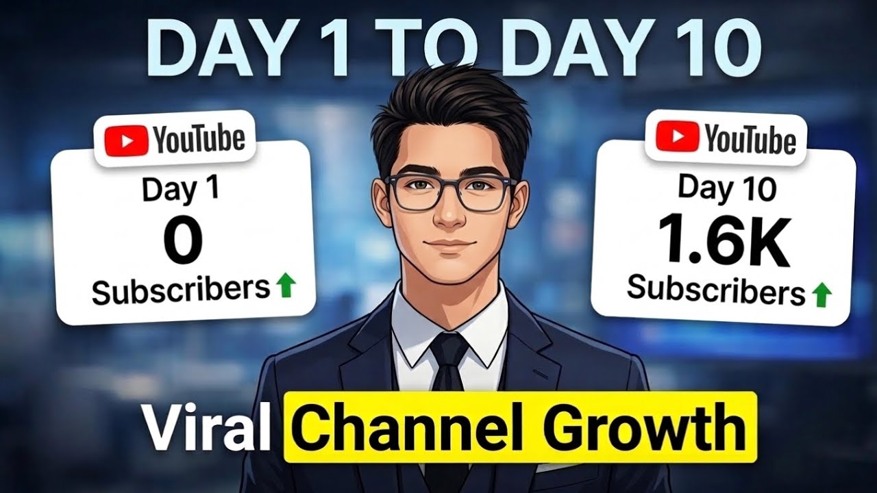 Complete 1k Subscriber In Just 10 Days | 1000 subscriber kaise kare | Yuvraj Bhere