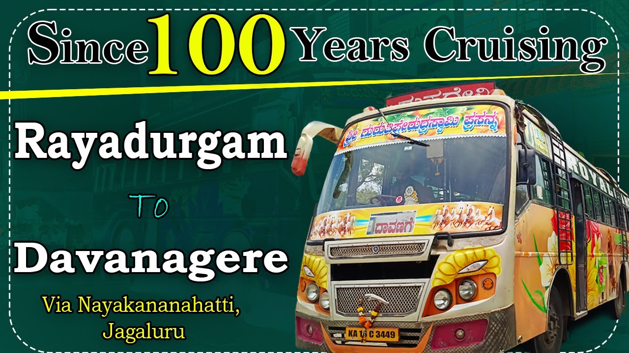 Rayadurgam To Davanagere Mahesh Bus Journey | Cabin Journey 
