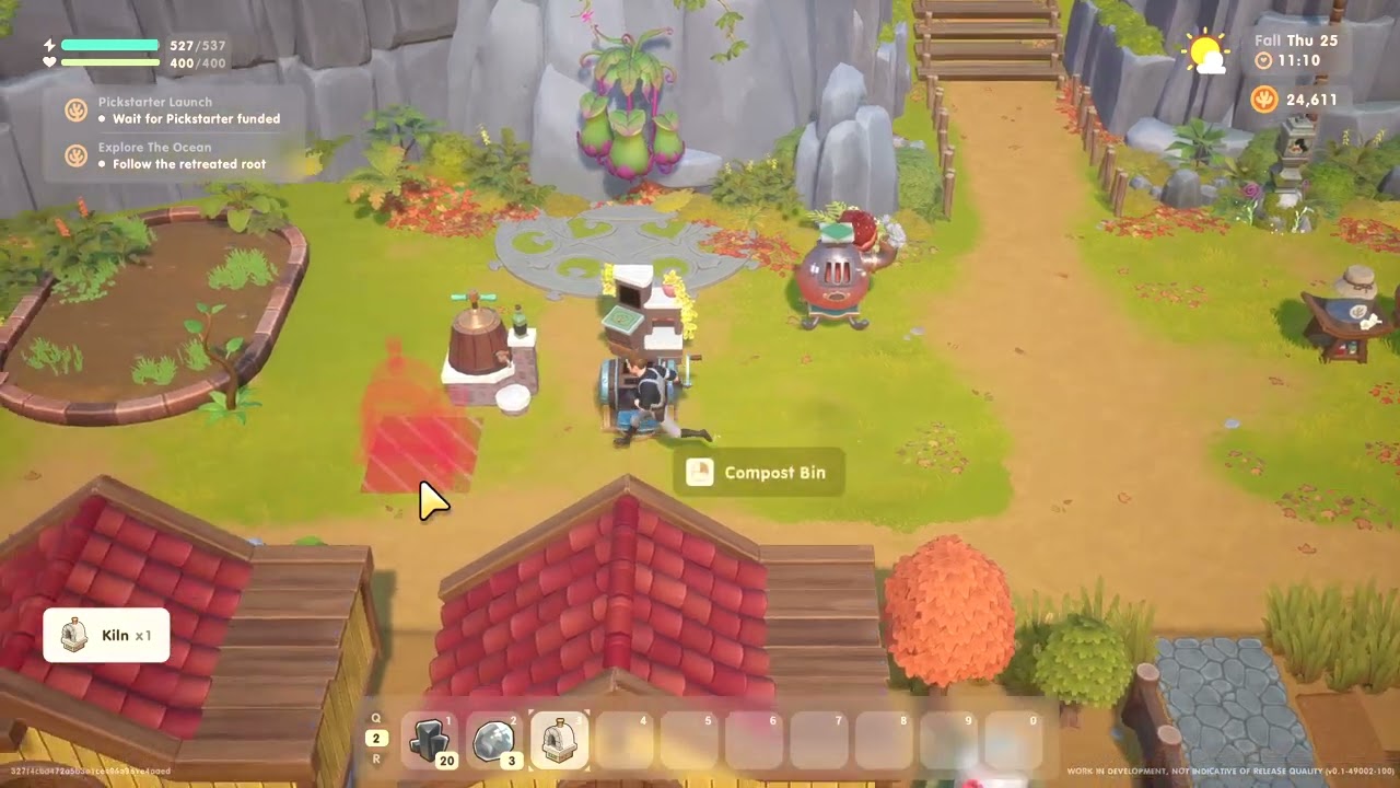 How to move crafting tools in coral island