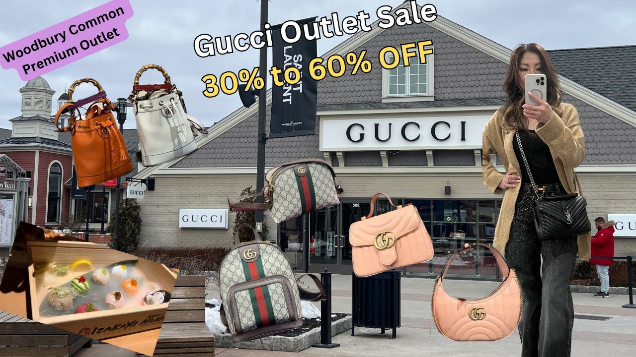 Gucci Outlet Shopping Vlog I Huge Gucci Discount Sale Up to 70% OFF at Woodbury Common Outlets