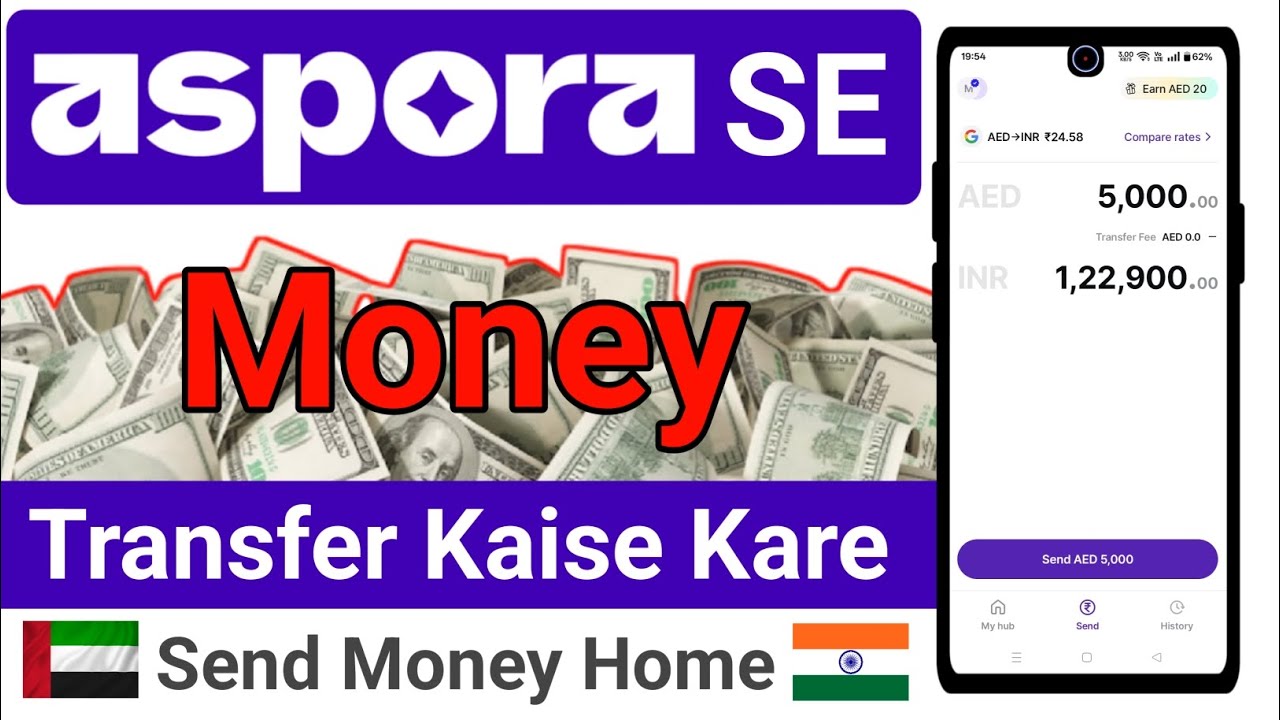 Aspora se money transfer kaise kare | how to transfer money from aspora | aspora money transfer &radic;