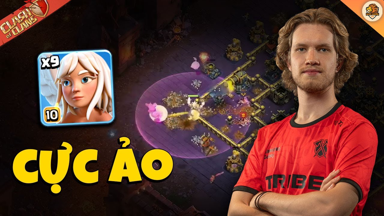 Cronos Đi 9 Healers Đánh 4 Hướng Cực Ảo Giải Vô Địch Thế Giới Clash of clans | Akari Gaming