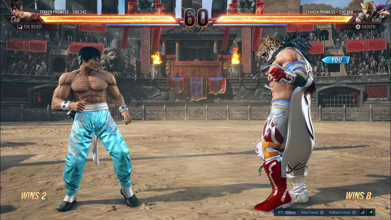 Tekken 8 High Level Match King Vs Law
