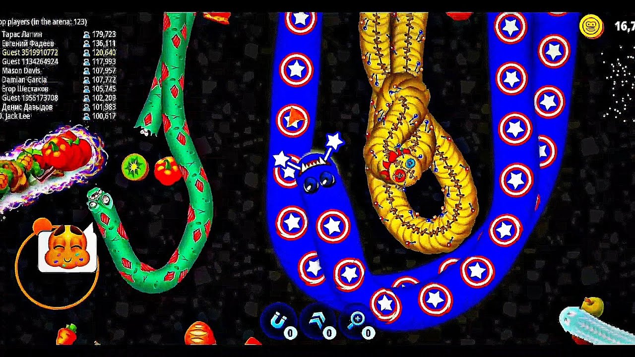 WormsZone.io 001 Pro Biggest Slither Snake Top 01 Best Score Epic WormsZoneio Gameplay #003
