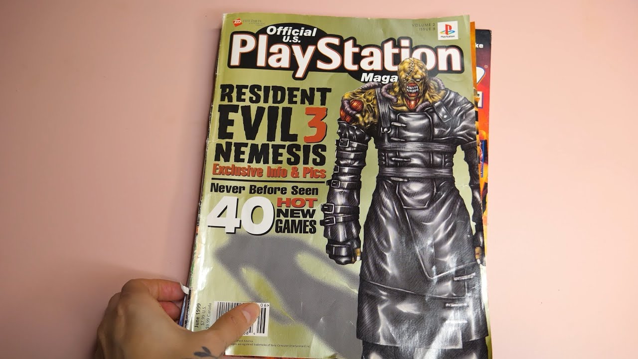 ASMR - 90s Gaming Magazine Flipping pt. 2 🎮 📖 (Whispered, Page Crinkles, Tapping) ~ 1 hour