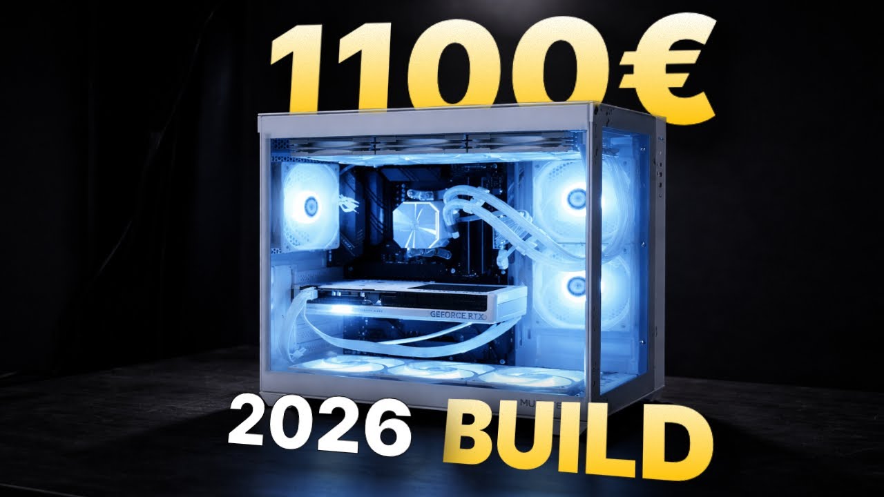 She Wanted a Laptop… I Built a White Gaming PC Instead (Under €1100!)