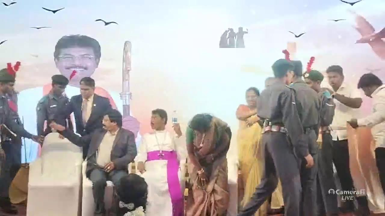 Bishop Jacob Livingston / welcome ceremony in Salem