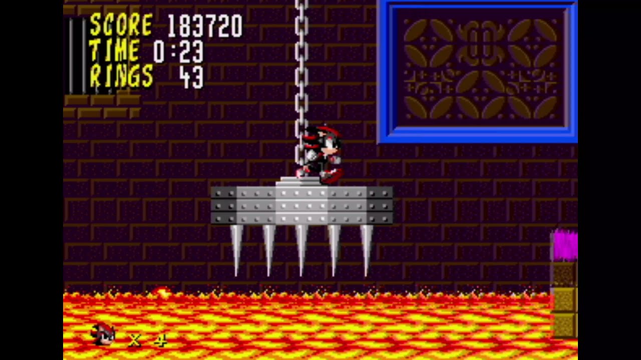 Прохождение игры Sonic Hack - Shadow in Sonic Netinirvana