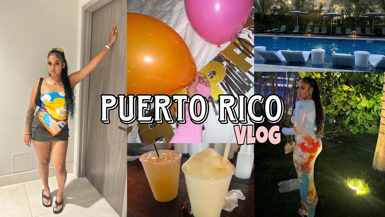 Puerto Rico Travel Vlog 🇵🇷 : Birthday Trip🥳// La Placita// ATV// Charco Azul &moree