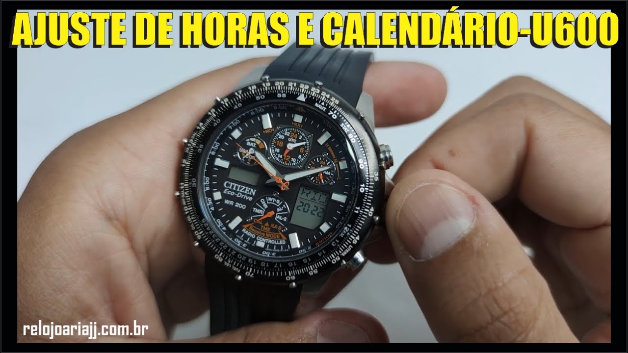 Citizen Radio Controle U600 (Ajuste) - Relojoaria JJ