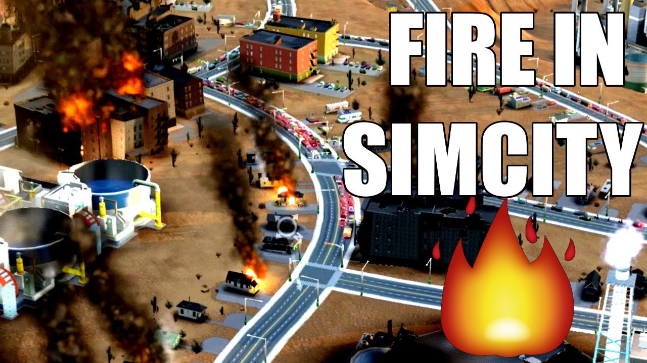 Can Fire Burn a Whole City? - Simcity Timelapse