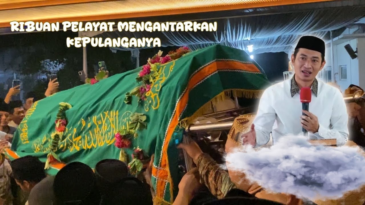 Proses pemakaman gus alam dimyati rois kaliwungu di pondok alfadlu 2 sidorejo Brangsong