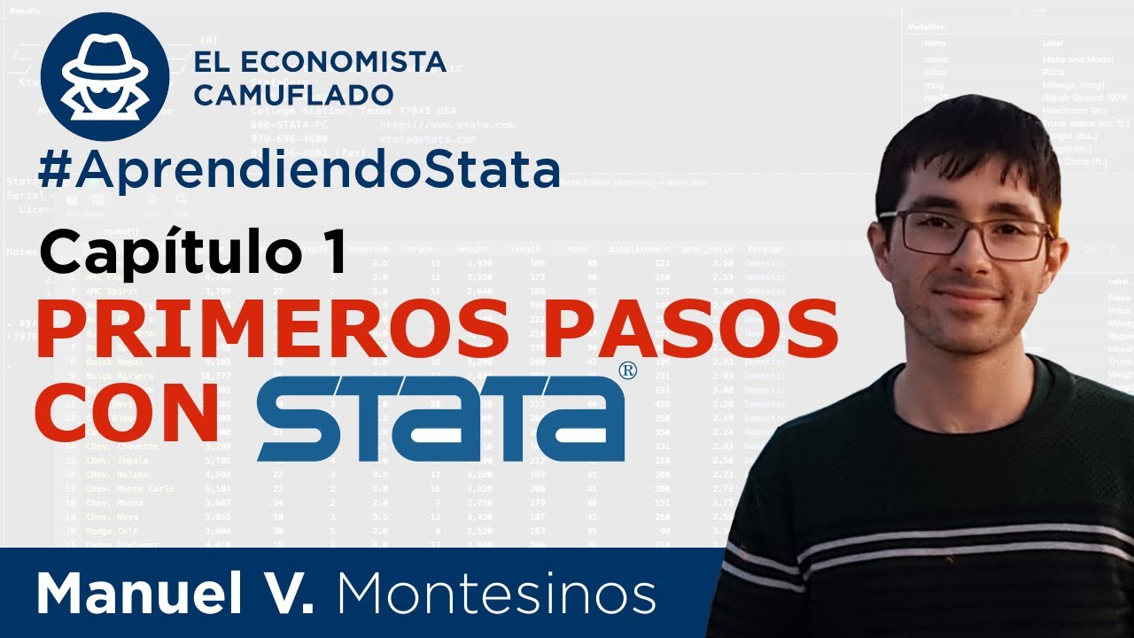 Primeros pasos con #Stata - Aprendiendo Stata (C1)