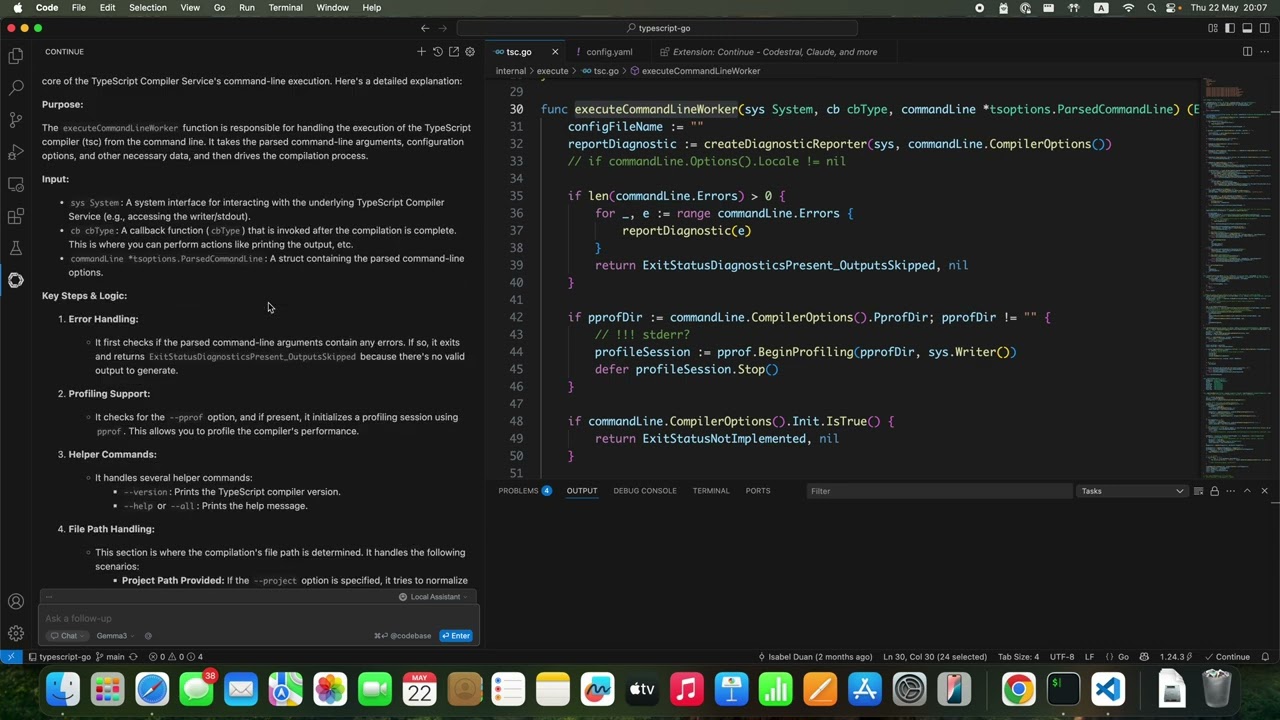 รัน local LLM Code Assistant ด้วย Ollama + VSCode + Continue extension