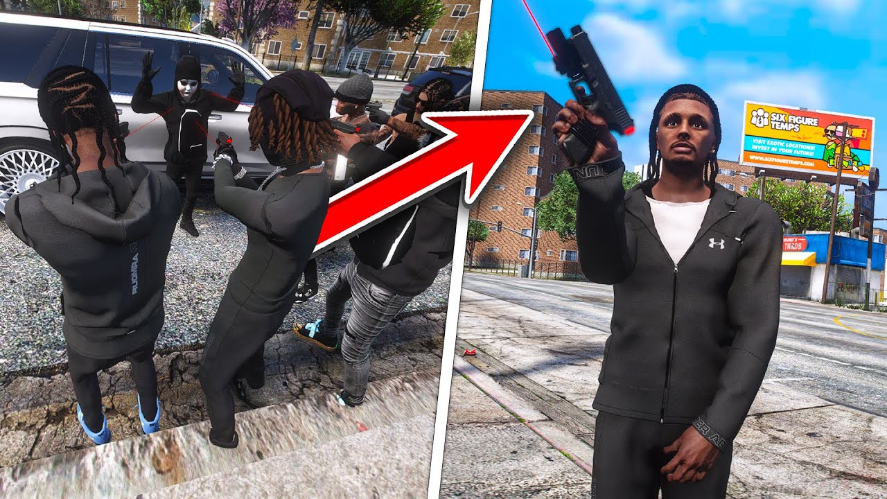 My Gang ROBBED The PLUG For a GLOCK SWITCH in GTA 5 RP..