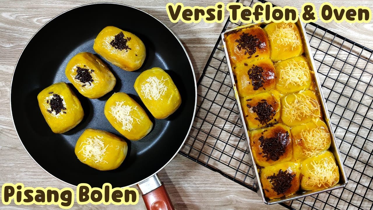 Pisang Bolen Bandung Versi Teflon dan Oven | Tanpa Mixer, Tanpa Korsvet, Antigagal