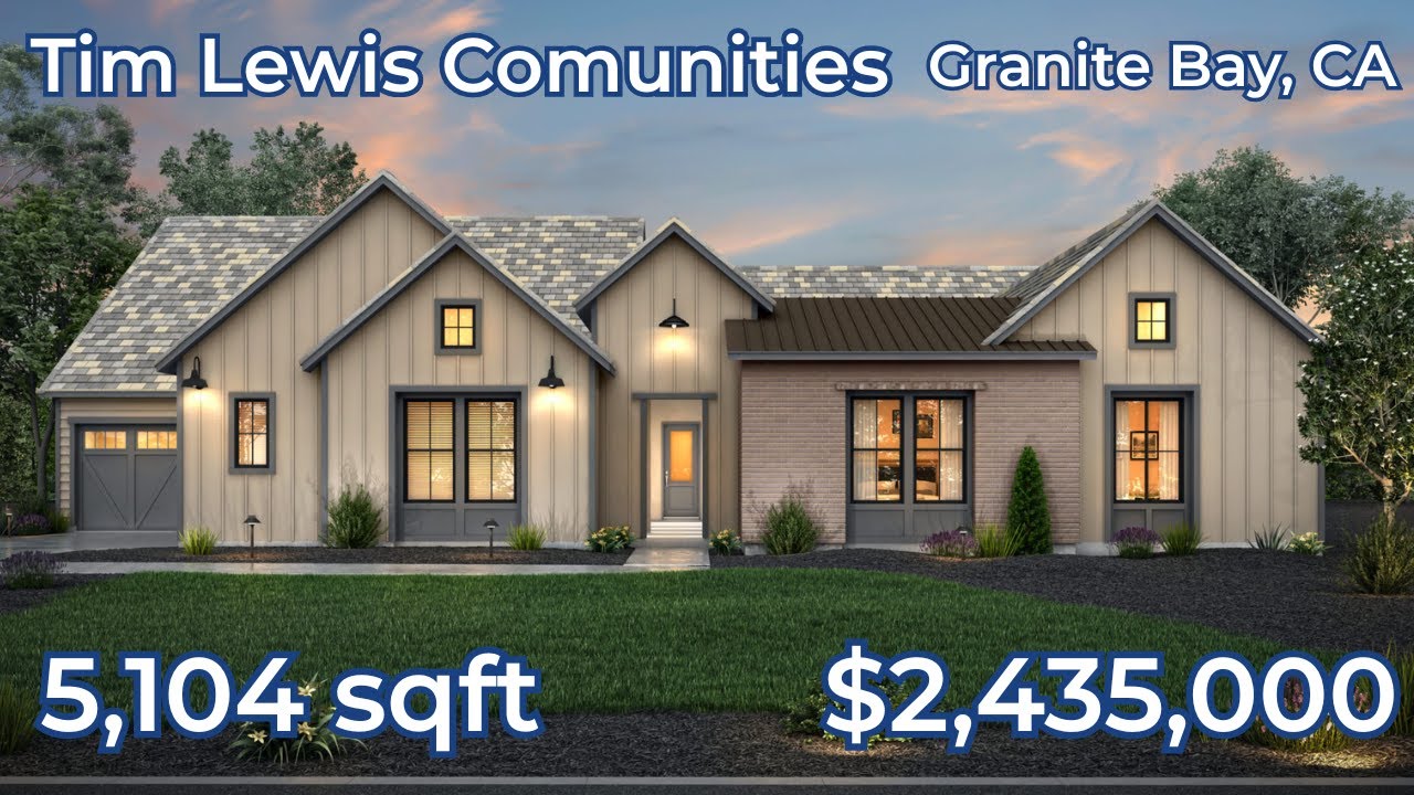 Magnolia  at Granite Bay, CA ~ 5104 sqft  by Tim Lewis Communities | Sacramento Luxury Real Estate