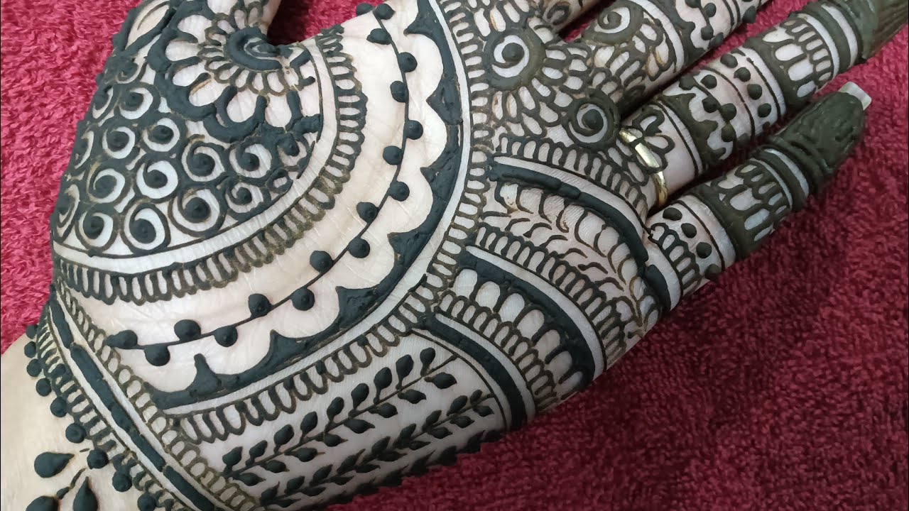 New 2025 simple front hand mehndi design/ easy mehndi designs for hands/ Vaishno mehandi design