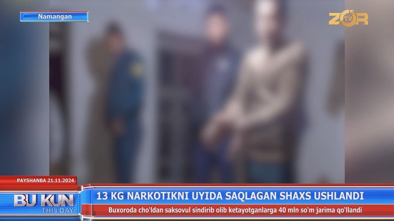 13 kg narkotikni uyida saqlagan shaxs ushlandi (Namangan)