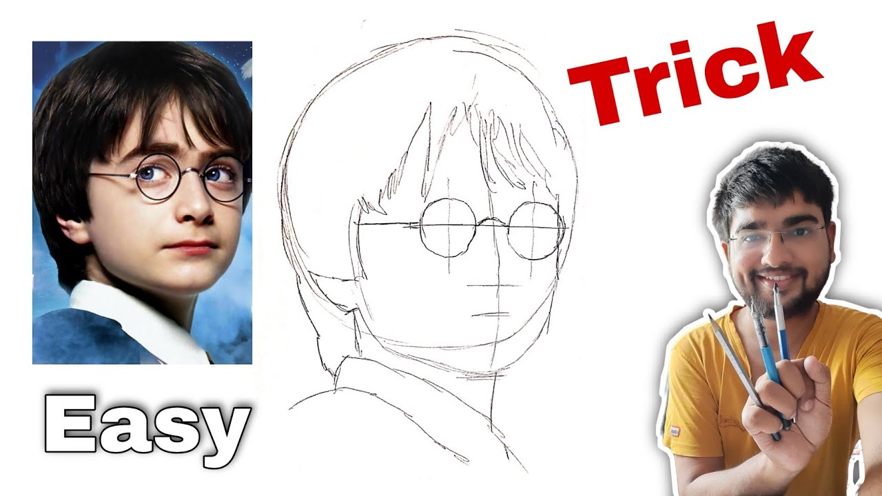 very easy - harry potter Drawing | Harry Potter