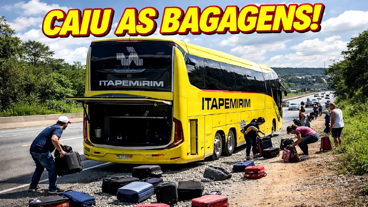 Bagageiro Abriu as Malas dos Clientes Caíram !