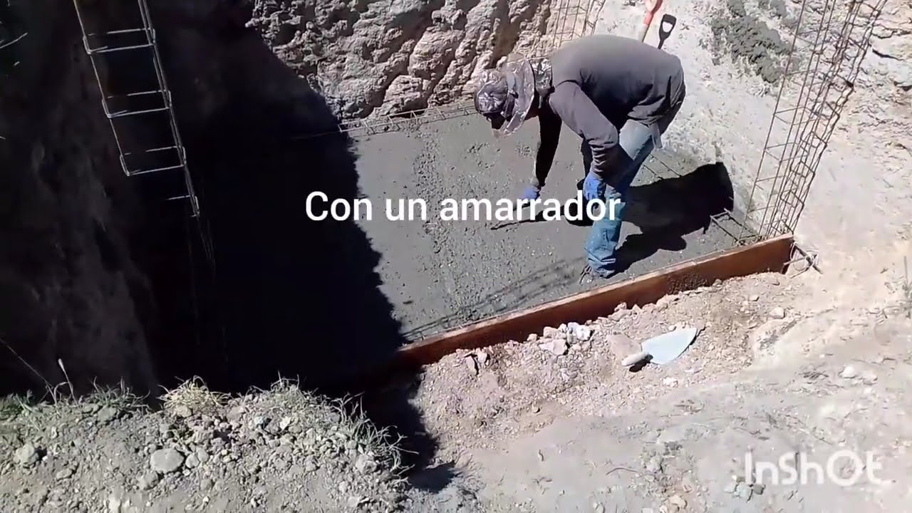 ARMADO DE CISTERNA CON CADENAS Y CASTILLOS
